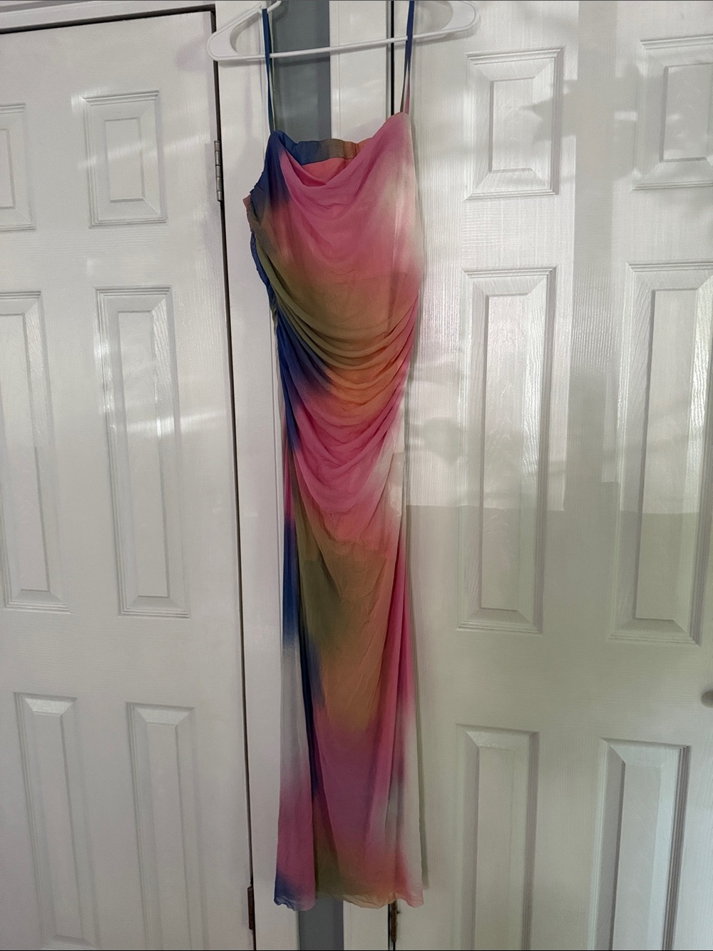 VICI Multi-Color Ombre Ruched Slip Dress - Women